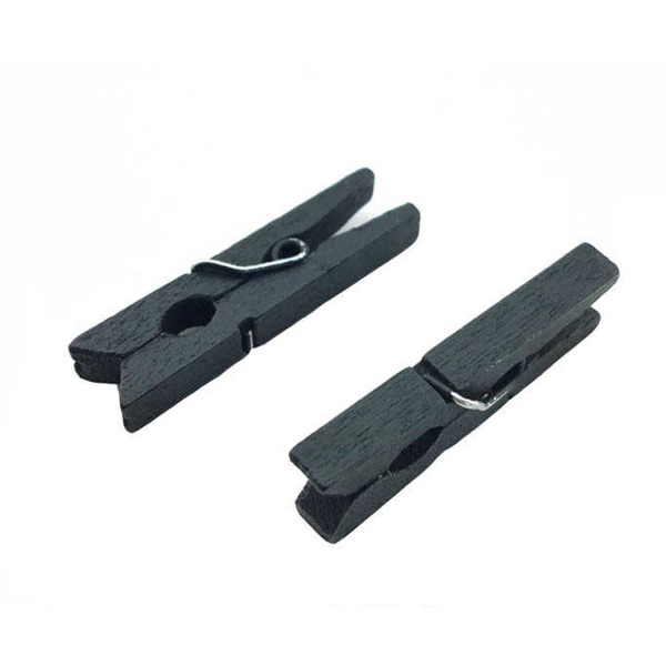 Mandal Ahşap Minik (100 Adet)  Siyah