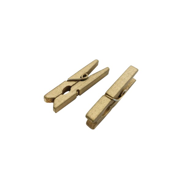 Mandal Ahşap Minik (100 Adet)  Altın