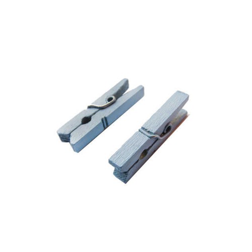 Mandal Ahşap Minik (100 Adet)  Mavi