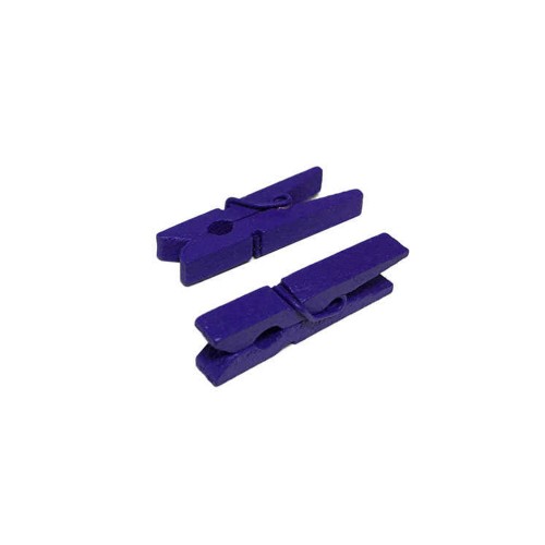 Mandal Ahşap Minik (100 Adet)  Mor