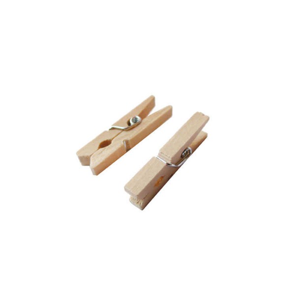 Mandal Ahşap Minik (100 Adet)  Natural