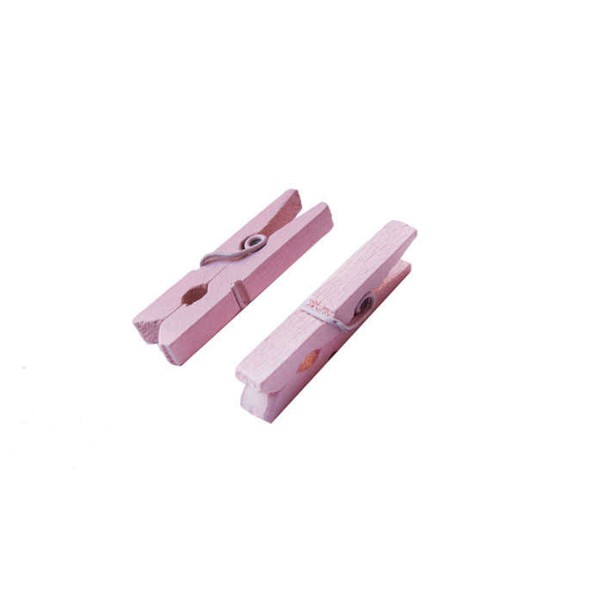 Mandal Ahşap Minik (100 Adet)  Pembe