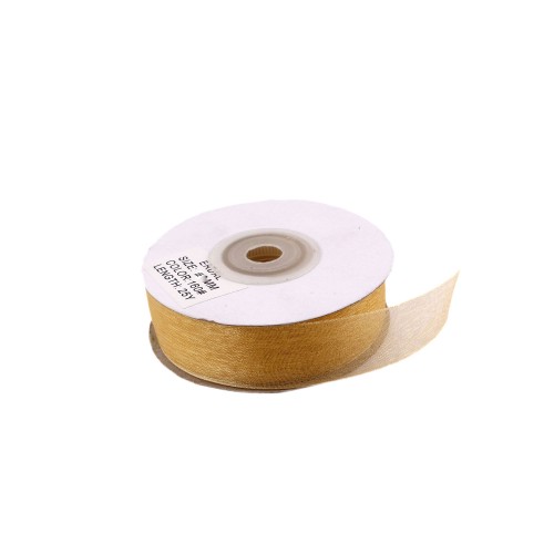 Organze Kurdele 30 MM (22 Metre)  Gold