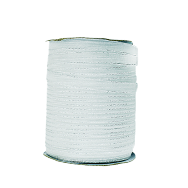 Organze Kurdele 1 CM Kenarı Şeritli (457 Metre) Beyaz Organze Kurdele 1 CM Kenarı Şeritli (457 Metre) Beyaz