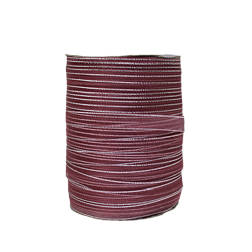 Organze Kurdele 1 CM Kenarı Şeritli  (457 Metre)  Bordo