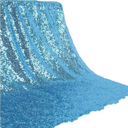 Payet Pullu Kumaş Parti Masa Örtüsü 100 X140 Cm Mavi Payet Pullu Kumaş Parti Masa Örtüsü 100 X140 Cm Mavi