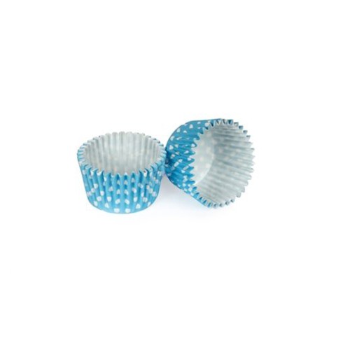 Kek Kalıbı Pet Kapsül 52*45 Mm Kağıt Cupcake Kağıdı (100 Adet) Puantiyeli Mavi Kek Kalıbı Pet Kapsül 52*45 Mm Kağıt Cupcake Kağıdı (100 Adet) Puantiyeli Mavi