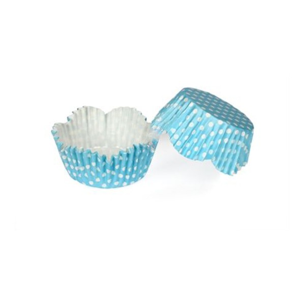 Kek Kalıbı Pet Kapsül 65*38 Mm Kağıt Cupcake Kağıdı (100 Adet) Puantiyeli Mavi Kek Kalıbı Pet Kapsül 65*38 Mm Kağıt Cupcake Kağıdı (100 Adet) Puantiyeli Mavi