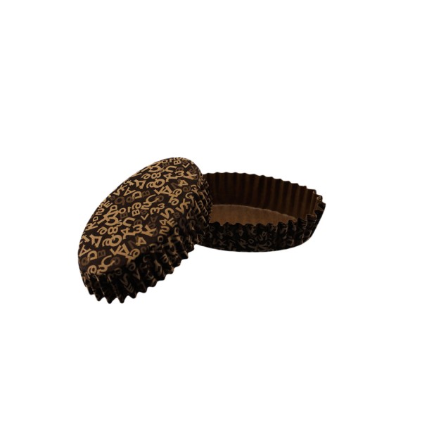 Cupcake Kalıbı Pet Kapsül Oval Harf Desenli Kek Kalıbı (100 Adet) Cupcake Kalıbı Pet Kapsül Oval Harf Desenli Kek Kalıbı (100 Adet)