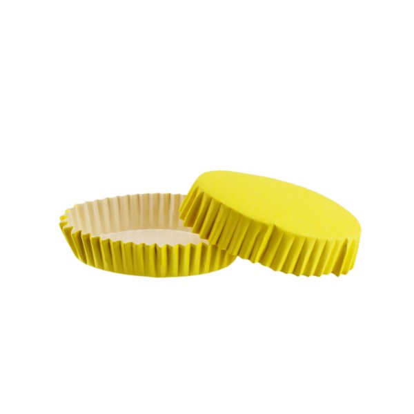 Cupcake Kalıbı Pet Kapsül Oval Model Düz Renk (100 Adet) F11 Sarı Cupcake Kalıbı Pet Kapsül Oval Model Düz Renk (100 Adet) F11 Sarı
