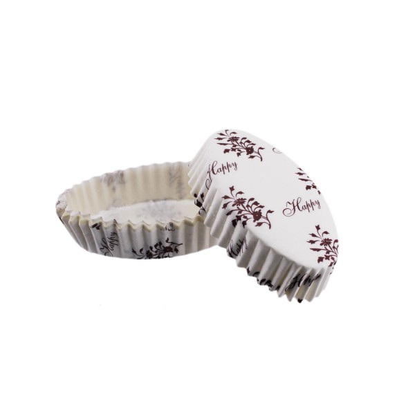 Cupcake Kalıbı Pet Kapsül Oval Sarmaşık Desenli Kek Kalıbı (100 Adet) F11 Cupcake Kalıbı Pet Kapsül Oval Sarmaşık Desenli Kek Kalıbı (100 Adet) F11