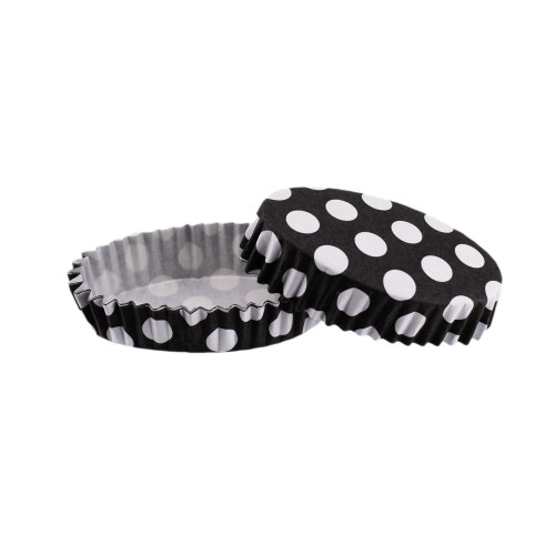 Cupcake Kalıbı Pet Kapsül Oval Model Kek Kalıbı (100 Adet) F11 Puantiyeli Siyah Cupcake Kalıbı Pet Kapsül Oval Model Kek Kalıbı (100 Adet) F11 Puantiyeli Siyah