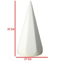 Strafor Büyük Boy Beze Kulesi 32 CM