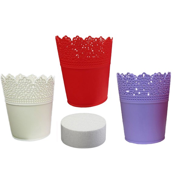 Yuvarlak Strafor Saksı İçine 5X9.5 CM