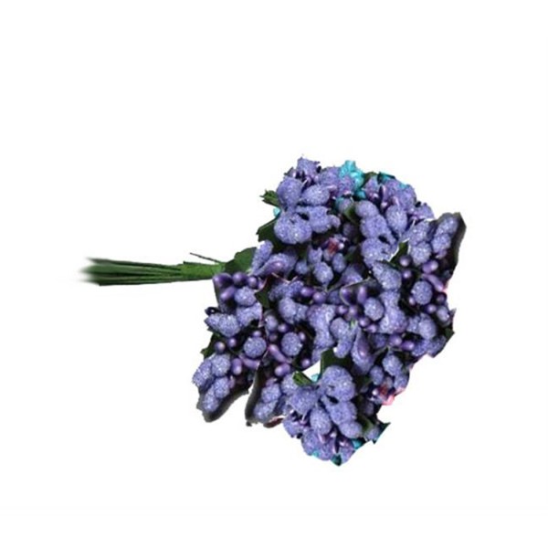 Çiçek  Akrilik İri Cipso  Görünümünde Pıtırcık (144 Adet)  Lila