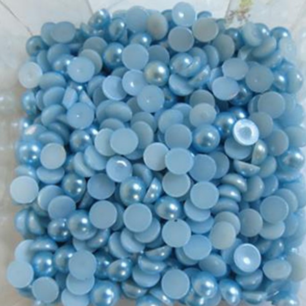 Yarım İncı Yuvarlak 10 Mm 250 Gr  Mavi