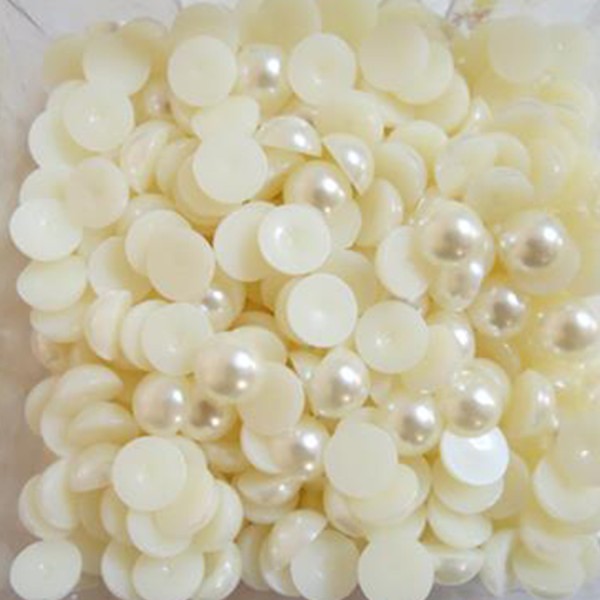 Yarım İncı Yuvarlak 10 Mm 250 Gr  Krem